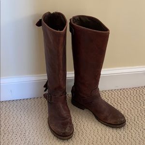 Frye Boots Veronica Zip